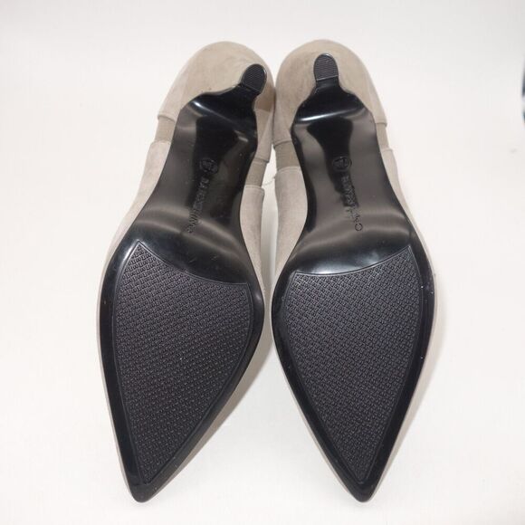 NEW BANDOLINO Bari Beige Elastic Comfort Pointy Toe Kitten Heel Zip Women's 7.5 - Picture 8 of 8